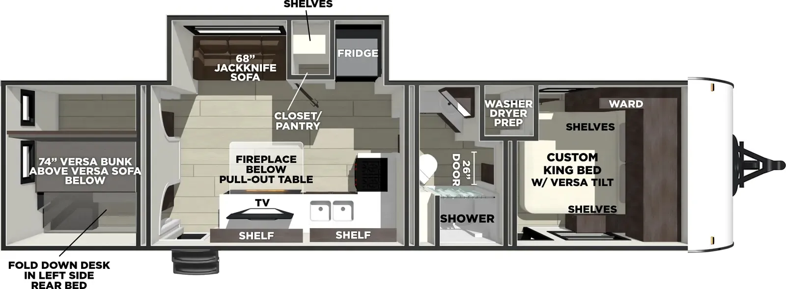 2026 Forest River Salem 300ICE - Floor plan
