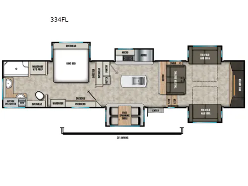 2026 Coachmen Chaparral 334FL - Photo 3