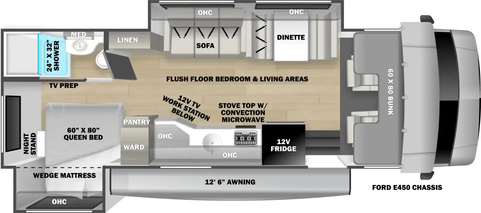 Forest River Solera 27DSE floor plan