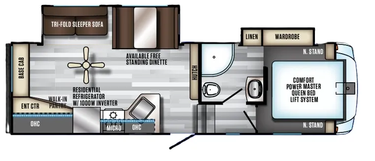 Forest River Cherokee Arctic Wolf 255DRL4 floor plan