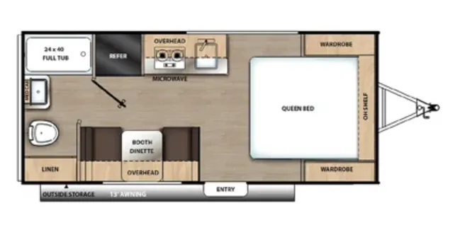 Coachmen Catalina Summit Series 7 7 174FB floor plan