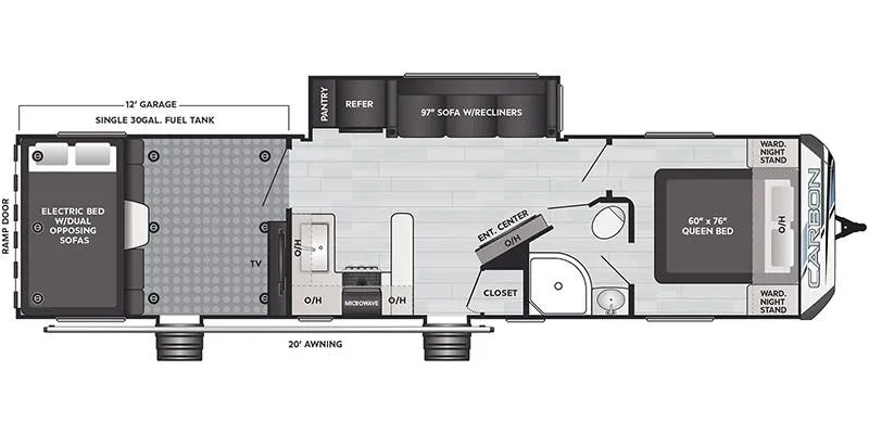 Keystone Carbon 35 floor plan