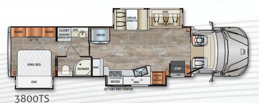 Dynamax Corp DynaQuest XL 3800TS floor plan