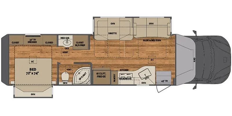 2022 Renegade RV Verona 36VSB floor plan