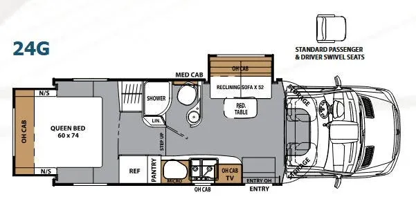 Coachmen Prism 24G floor plan