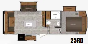 Prime Time Crusader Lite 25RD floor plan