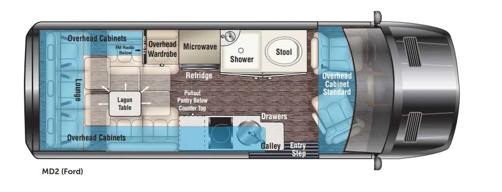 2026 Midwest Automotive Designs Ford Patriot MD2F floor plan