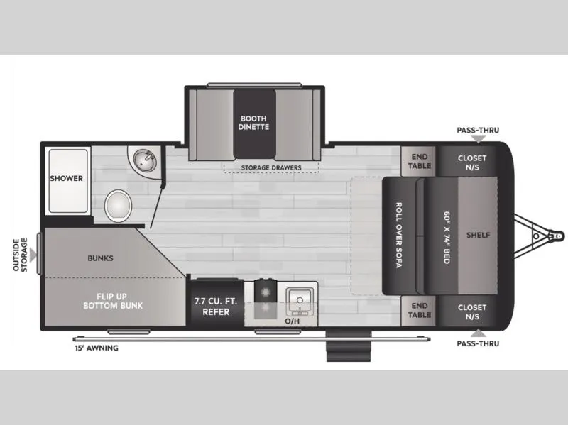 2025 Keystone Hideout Sport 181BH - Photo 3