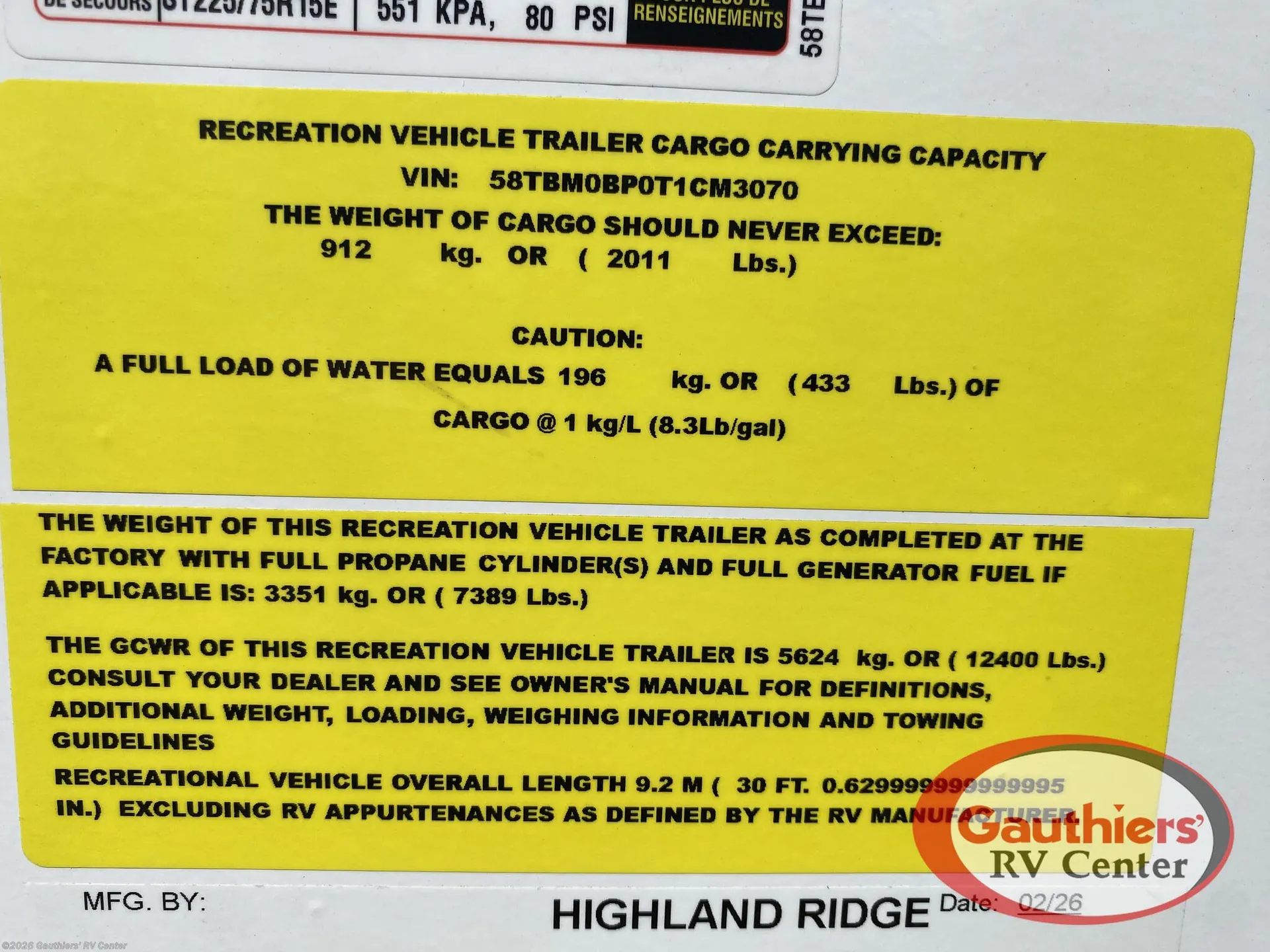 2026 Highland Ridge Open Range Roamer Light Duty 27RBOS dealer photo 4 from Gauthiers RV Center