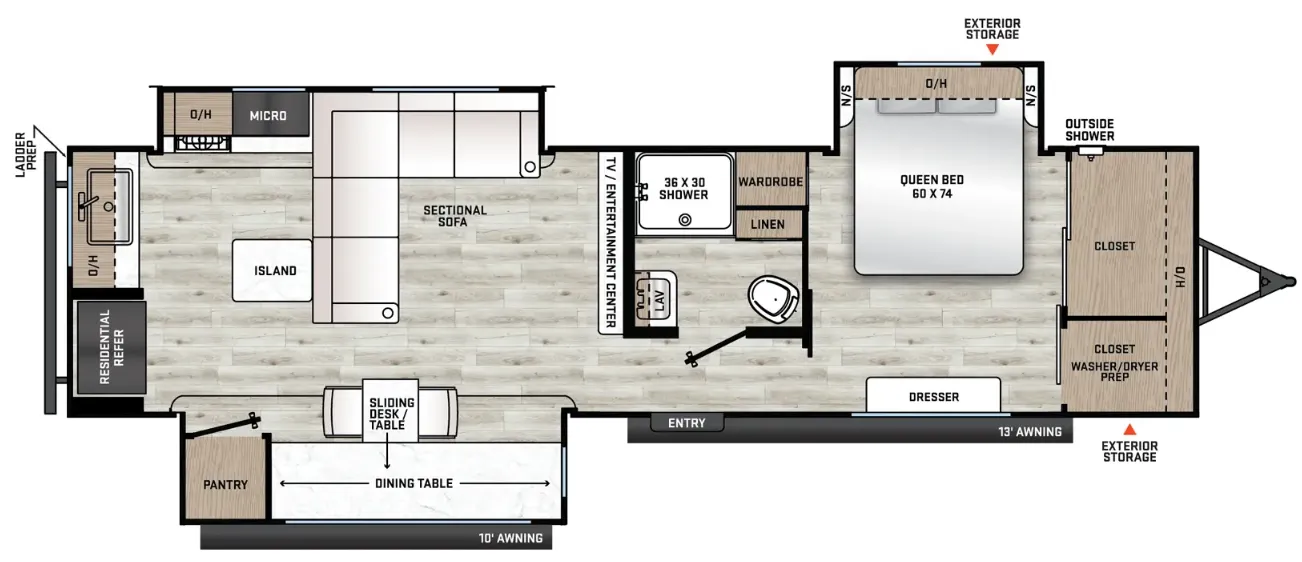 2026 Coachmen Catalina Legacy Edition 323MAZE - Floor plan