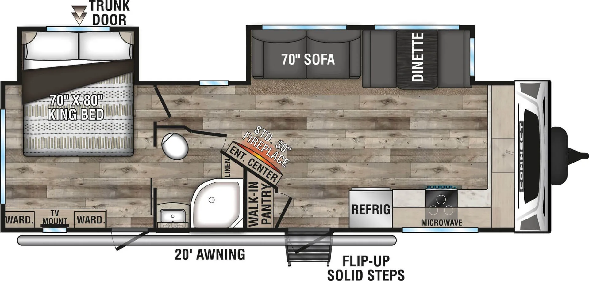 K-Z Connect C272FK floor plan