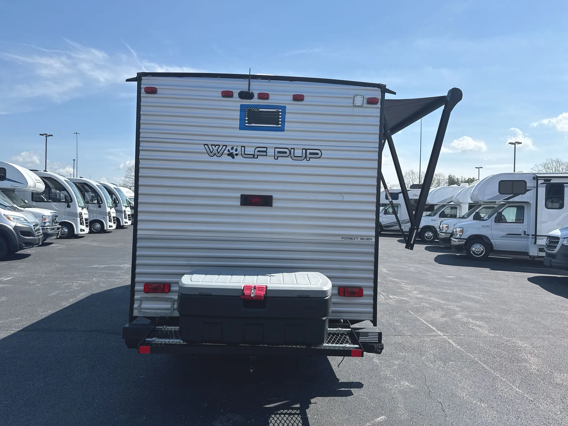 2022 Forest River Cherokee Wolf Pup 16FQ — backside