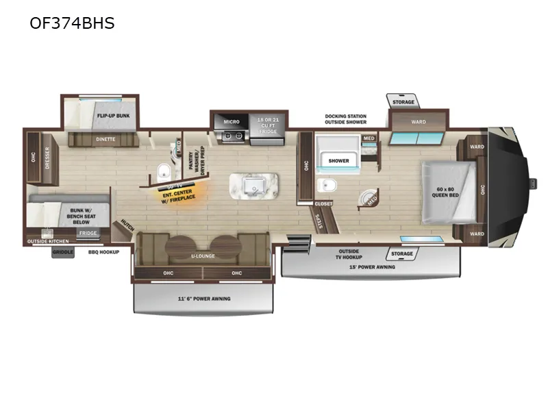 2022 Highland Ridge Open Range OF374BHS - Photo 3