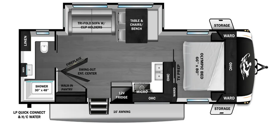 2026 Open Range RV Roamer Light Duty 27RBOS - Photo 3