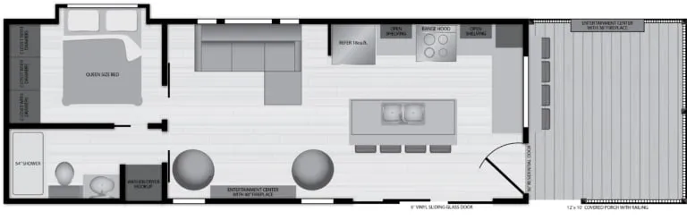 Kropf Island 6430P floor plan