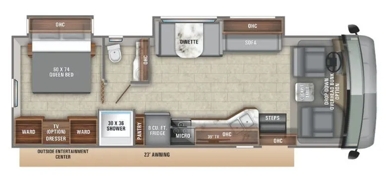 Entegra Coach Vision 31V floor plan