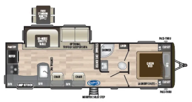 Keystone Hideout 28RKS exterior