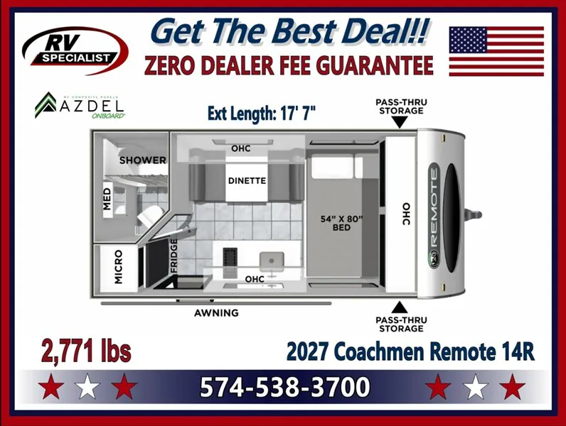2027 Coachmen Remote 14R - Photo 3
