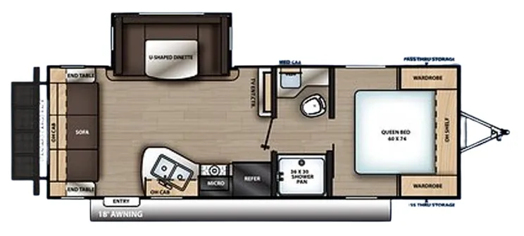 Coachmen Catalina Summit Series 8 8 231MKS floor plan
