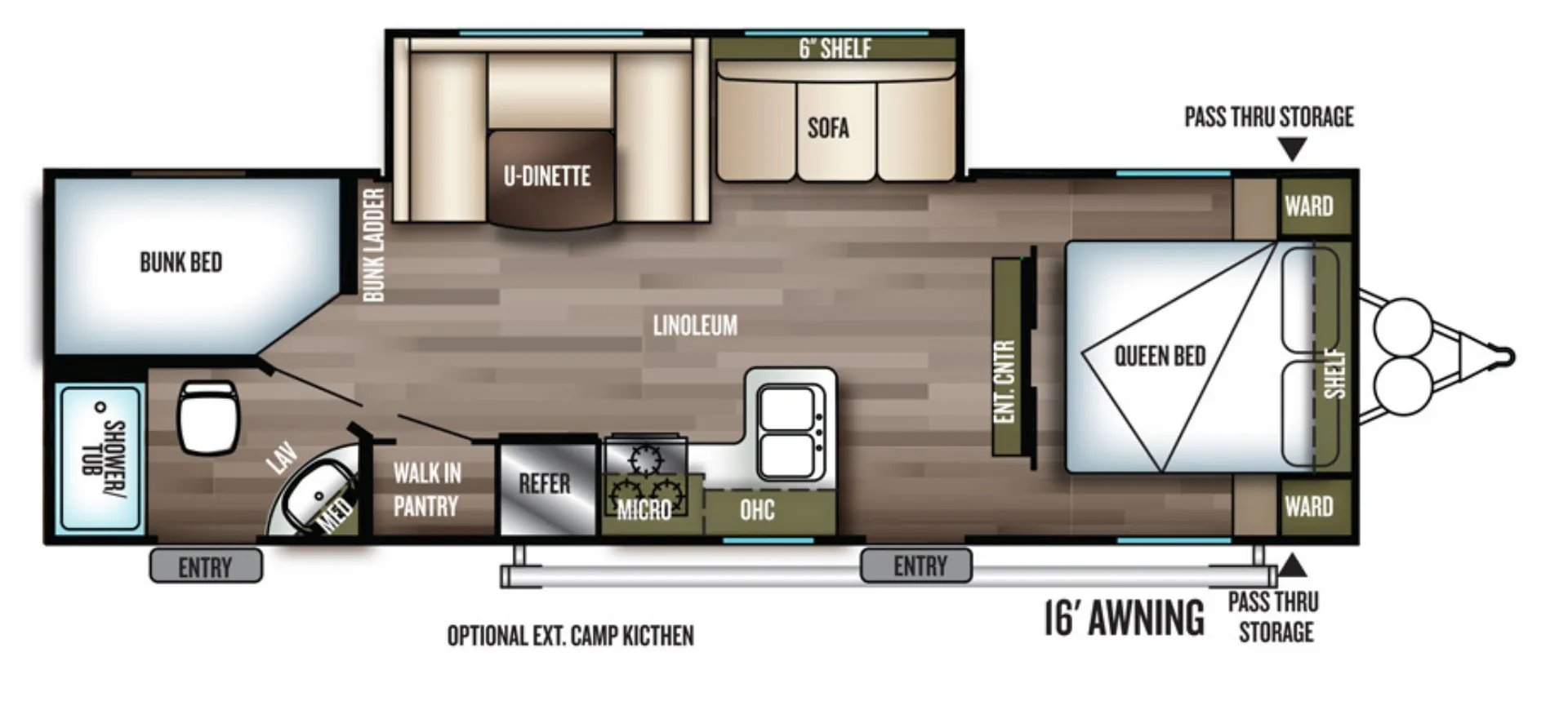 2019 Forest River Wildwood X-Lite 263BHXL
