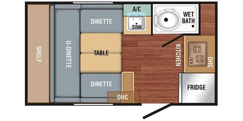 2024 Braxton Creek Bushwhacker Plus 15FK floor plan
