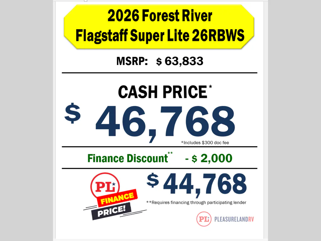 2026 Forest River Flagstaff Super Lite 26RBWS, Photos photo 3