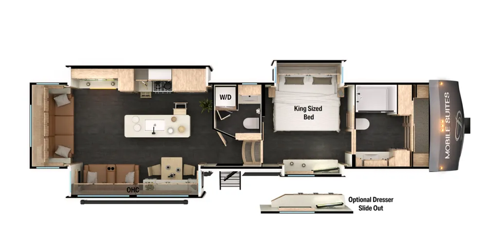 DRV Mobile Suites MS 39DBRS3 floor plan