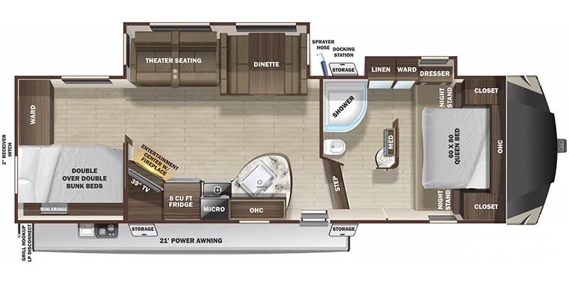 Highland Ridge Silverstar Limited SF295BHS floor plan