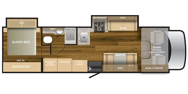 2024 NeXus RV Ghost 33DS floor plan