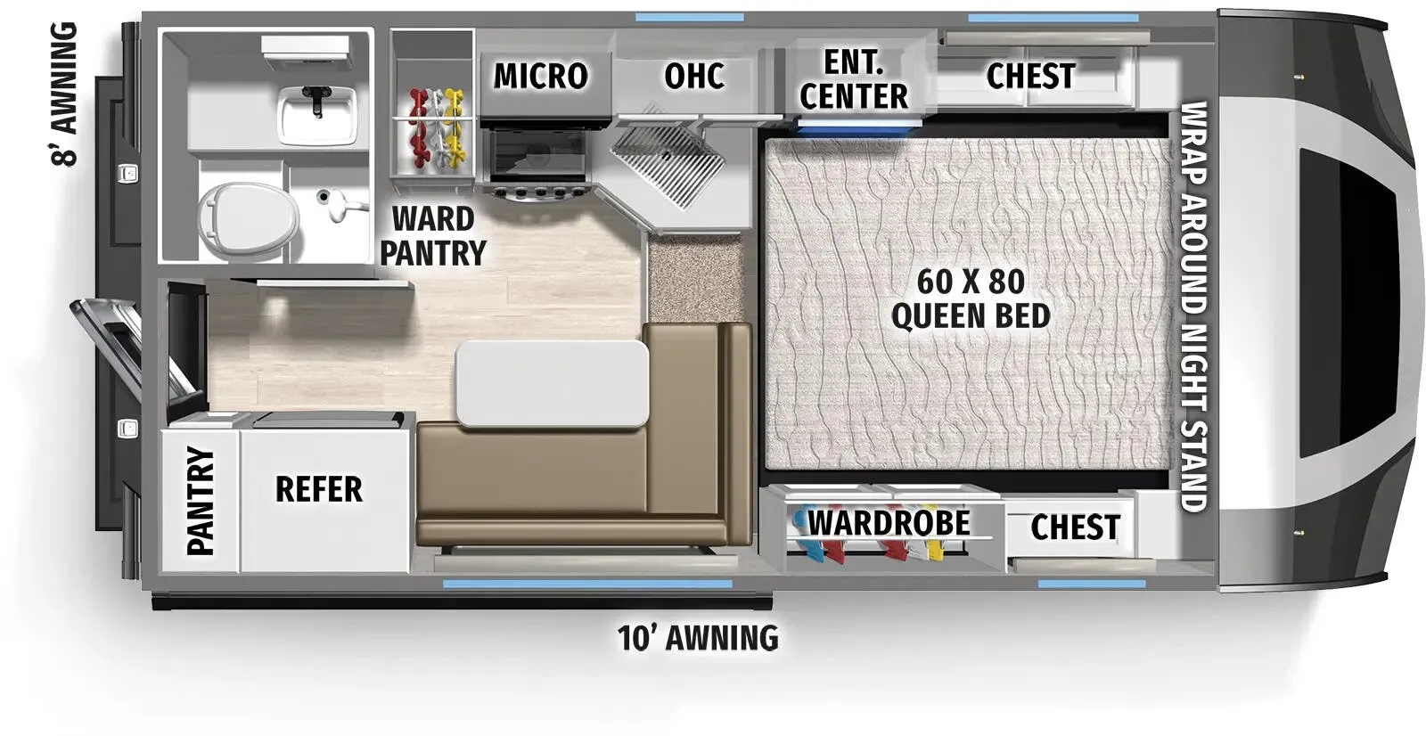 2026 Palomino Real-Lite HS-1910 - Floor plan