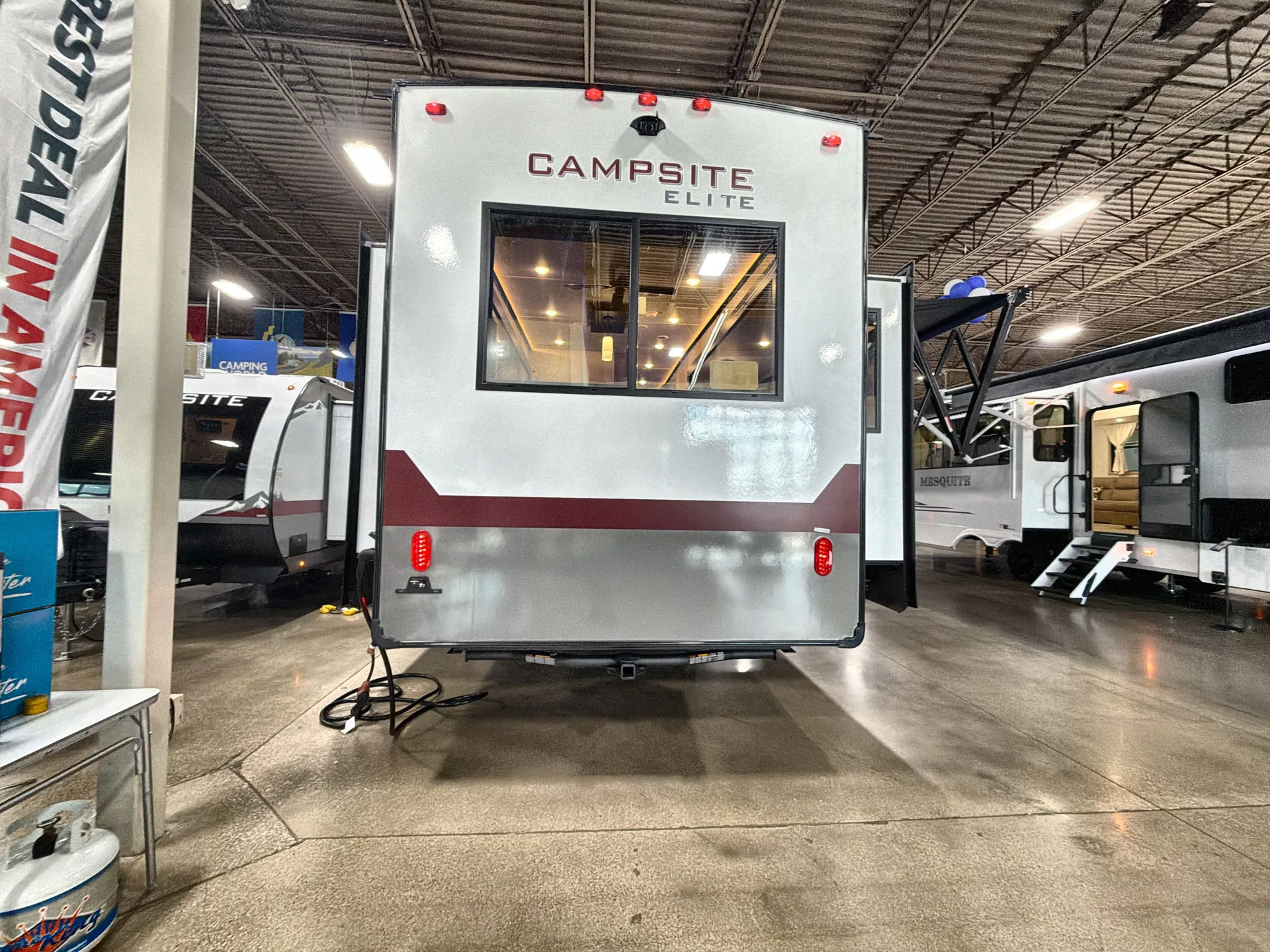 2027 Forest River Campsite Elite 36RF — backside