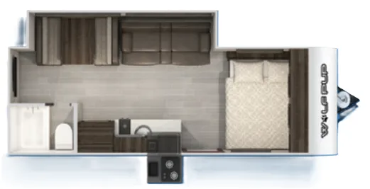 Forest River Cherokee Wolf Pup 18TO floor plan