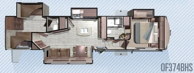 Highland Ridge Open Range OF374BHS exterior