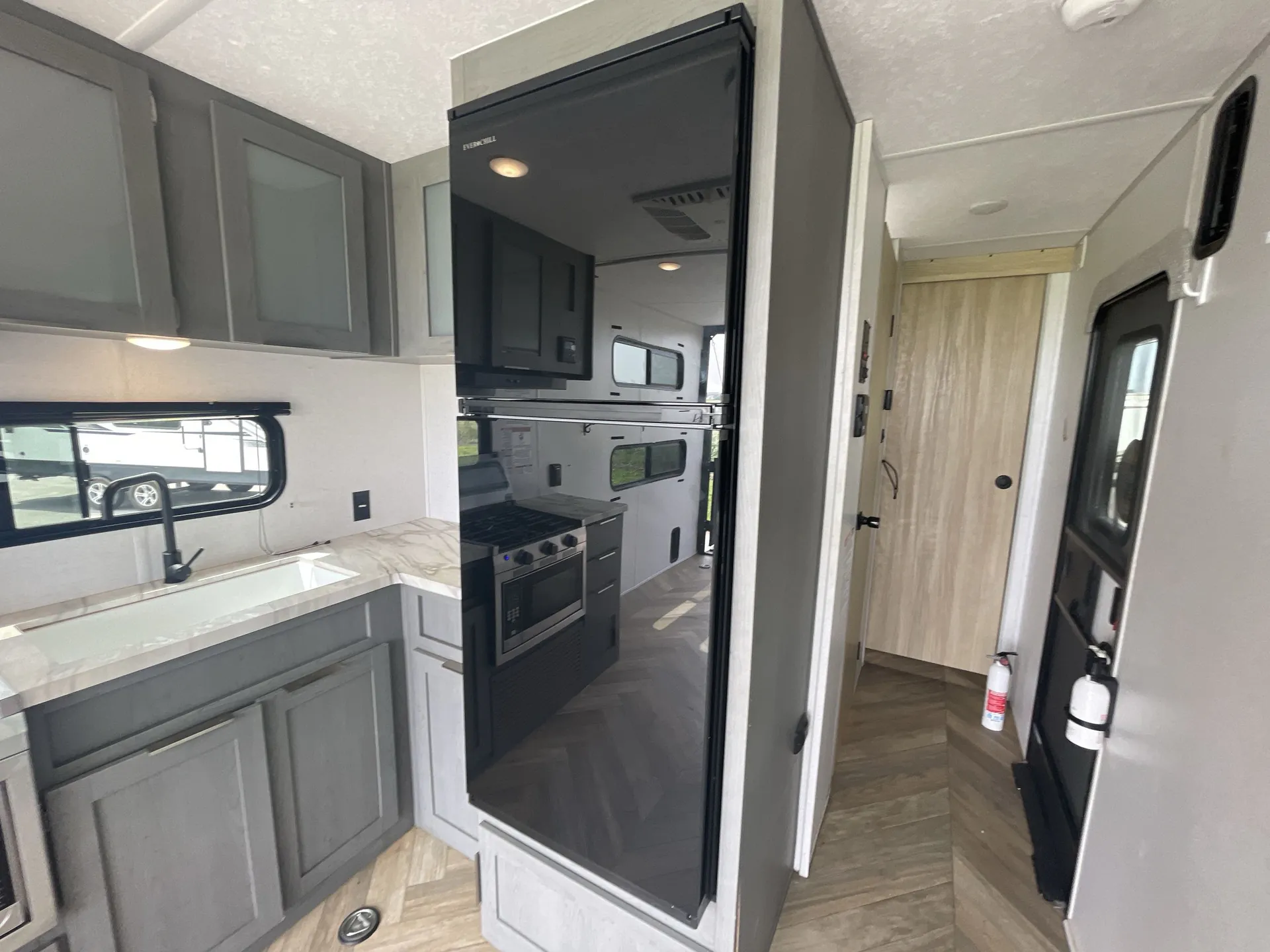 2023 Forest River Ozark 2800THKX — fridge open
