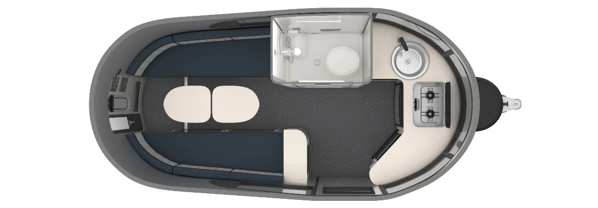 2022 Airstream Basecamp 20 - Floor plan