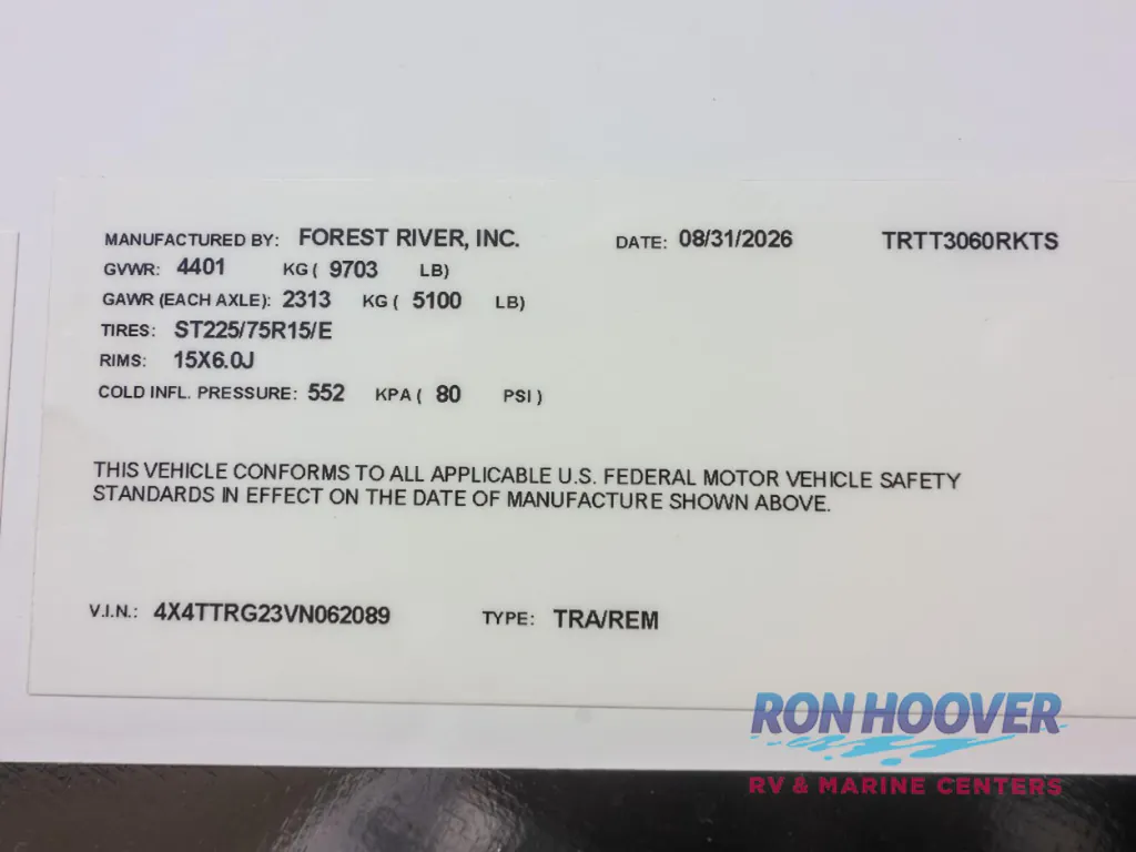 2027 Forest River Puma Tracks 3070RKLS, Photos photo 42