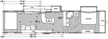 Eclipse Iconic 3518iKG floor plan