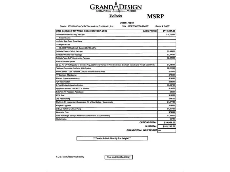 2026 Grand Design Solitude 310GK - Photo 4