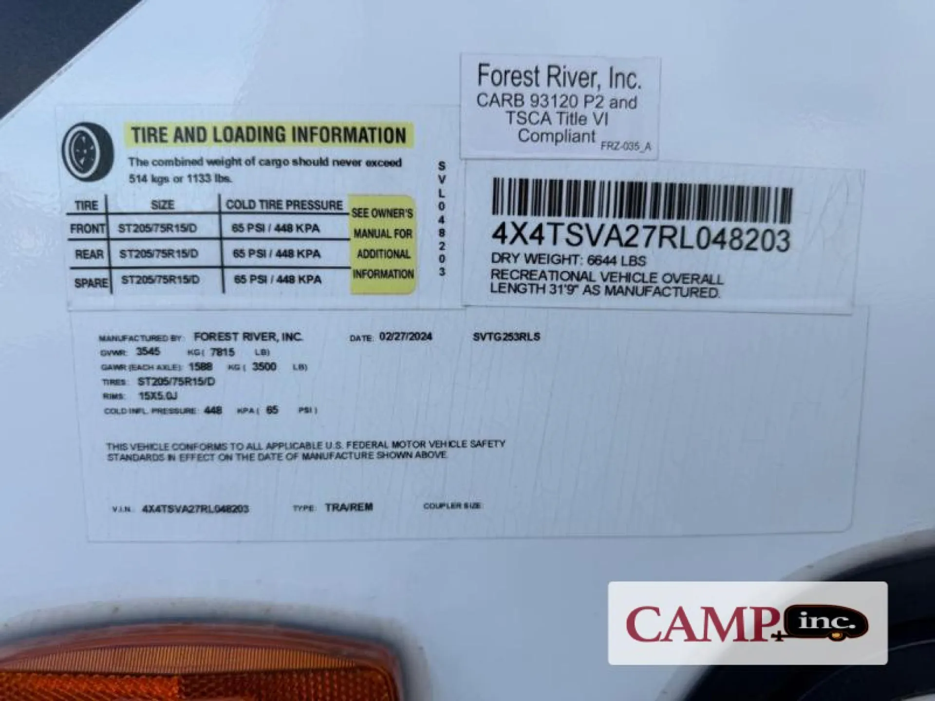 2024 Forest River Grand Surveyor 253RLS - Photo 4