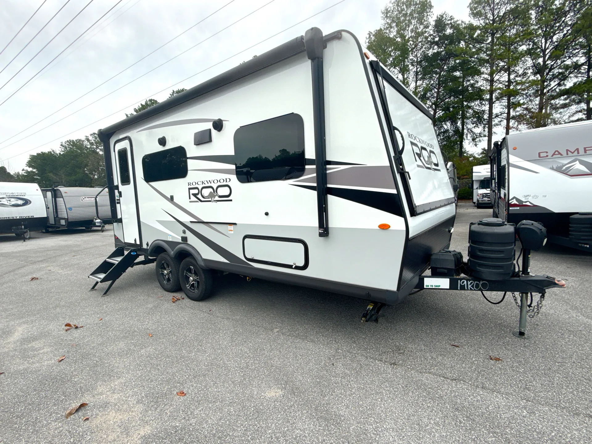 2023 Forest River Rockwood Roo 19 — campside