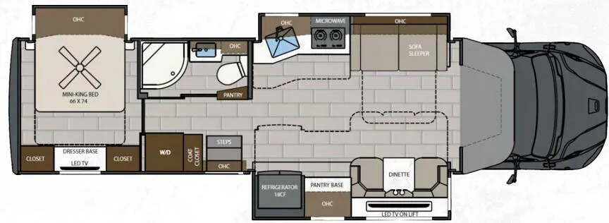 Renegade RV Verona LE 37LMB floor plan