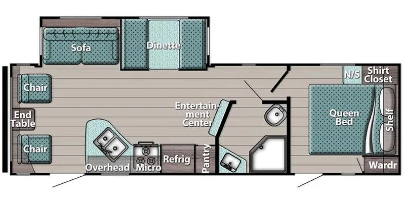 Gulf Stream TrailMaster 262RLS floor plan