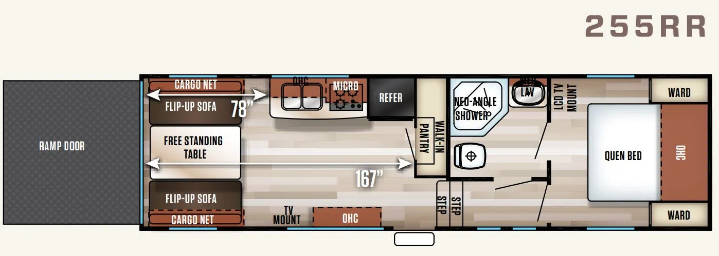 Forest River Cherokee Patriot Edition 255RR floor plan
