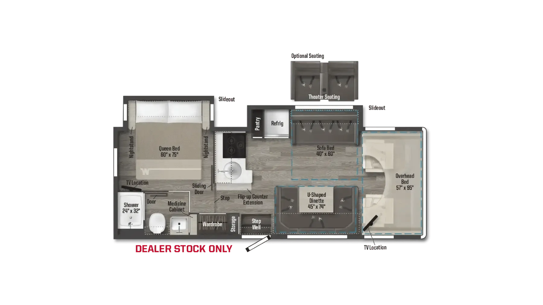 Winnebago Minnie Winnie 26T floor plan