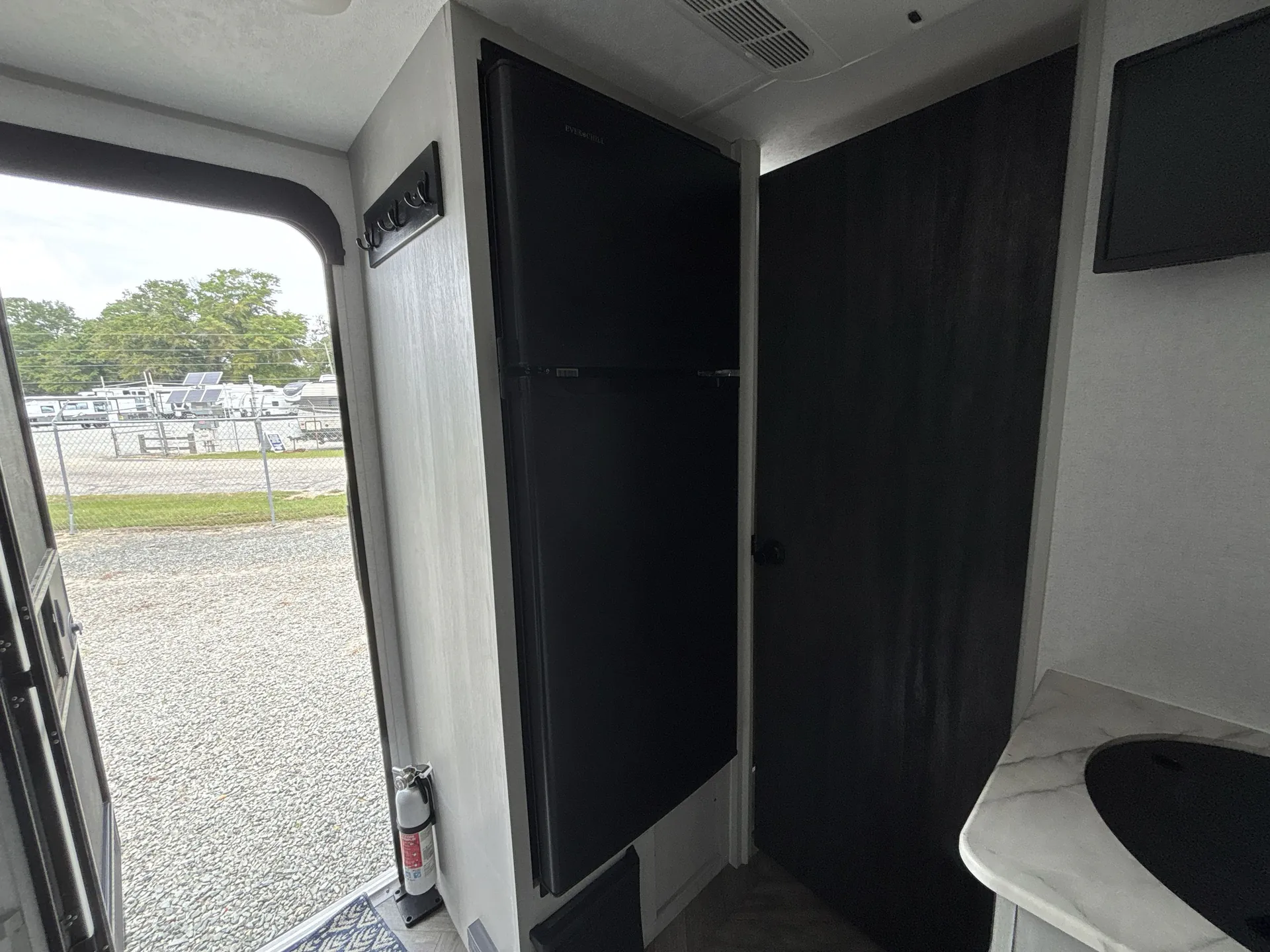 2022 Forest River Wildwood FSX 169RSK — fridge