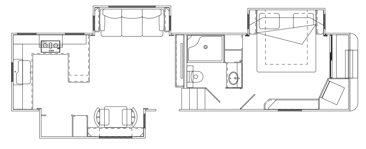 New Horizons Majestic M36RK3S floor plan