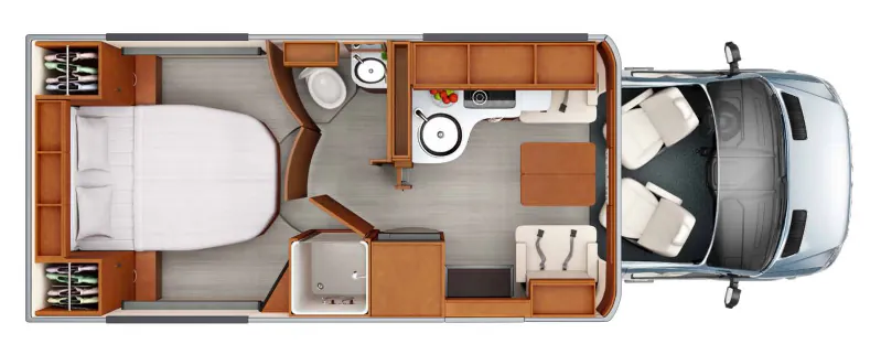 Leisure Travel Unity U24IB floor plan