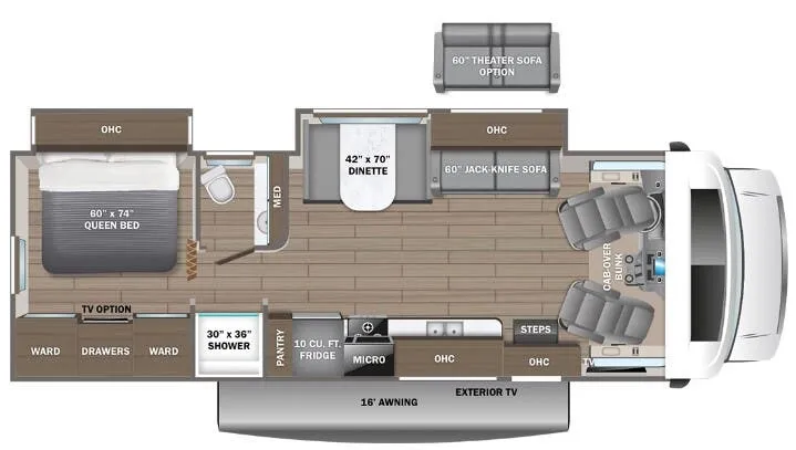 Entegra Coach Odyssey 29V floor plan