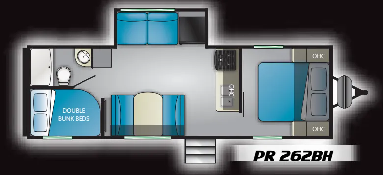 Heartland Prowler 262BH floor plan