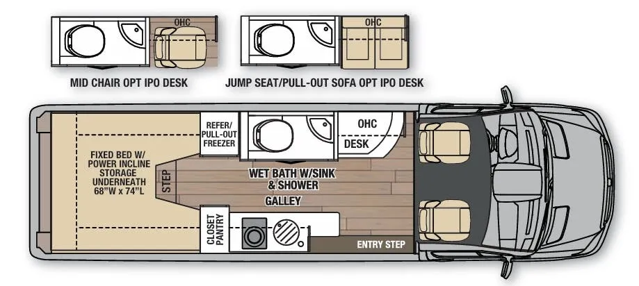 Coachmen Galleria 24A floor plan
